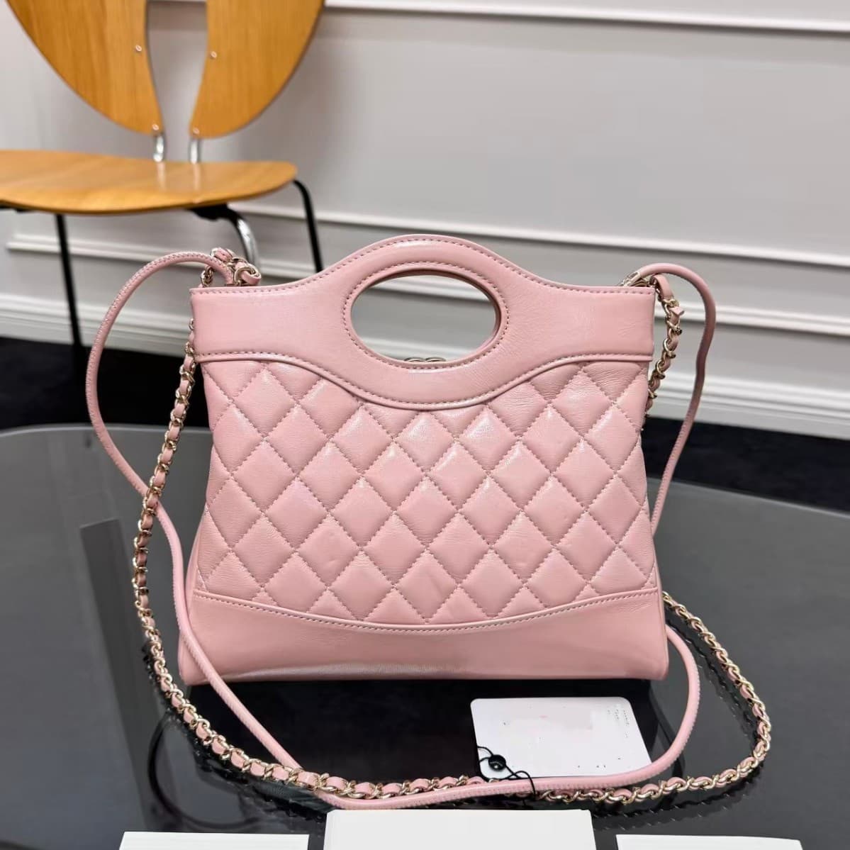 2026 New Xiaoxiangfeng Mini 31bag Shopping Bag Lambskin Diamond Handbag Crossbody Women’s Bag Armpit Bag
