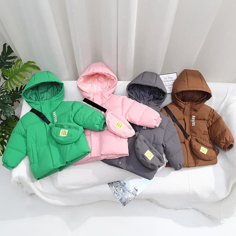 1868 new children's coats, cotton coats, winter coats, bread coats, thickened fashion trend warm jackets for boys and girls