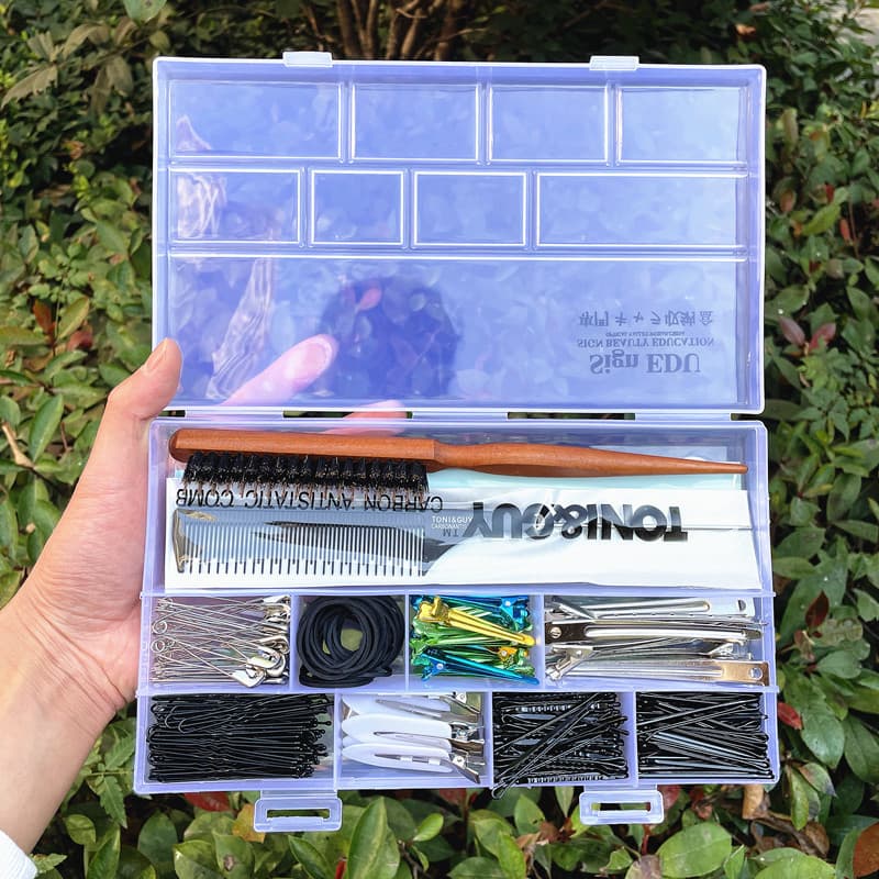 Makeup Tool Storage Box Styling Plate Hair Storage Large Makeup Artist Beauty Tool Box Xiaobei Box Plastic