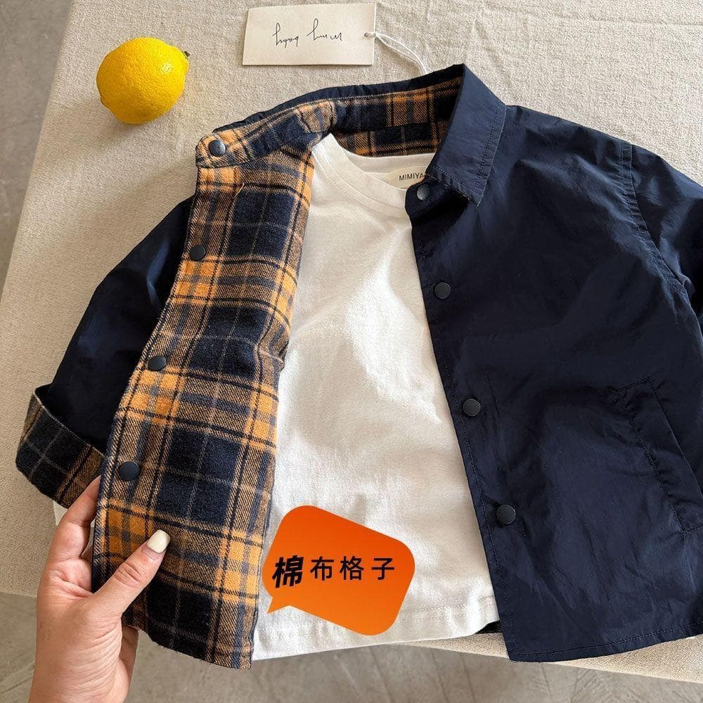 Kids' Autumn Jacket Boys' Autumn Wear 2026 New Style Girls' Baby Early Autumn Top Young Children Spring/Autumn Thin Jacket