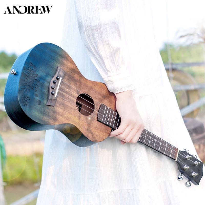 Andrew Ukulele 23-inch small guitar for beginners, adults, men and women, novice entry-level Ukulele instrument