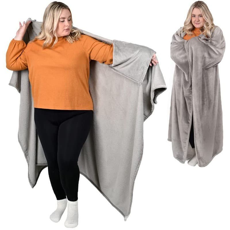 Ladies comfortable wearable blanket, wearable blanket, Christmas gift, ladies birthday gift, comfortable soft sleeve blanket