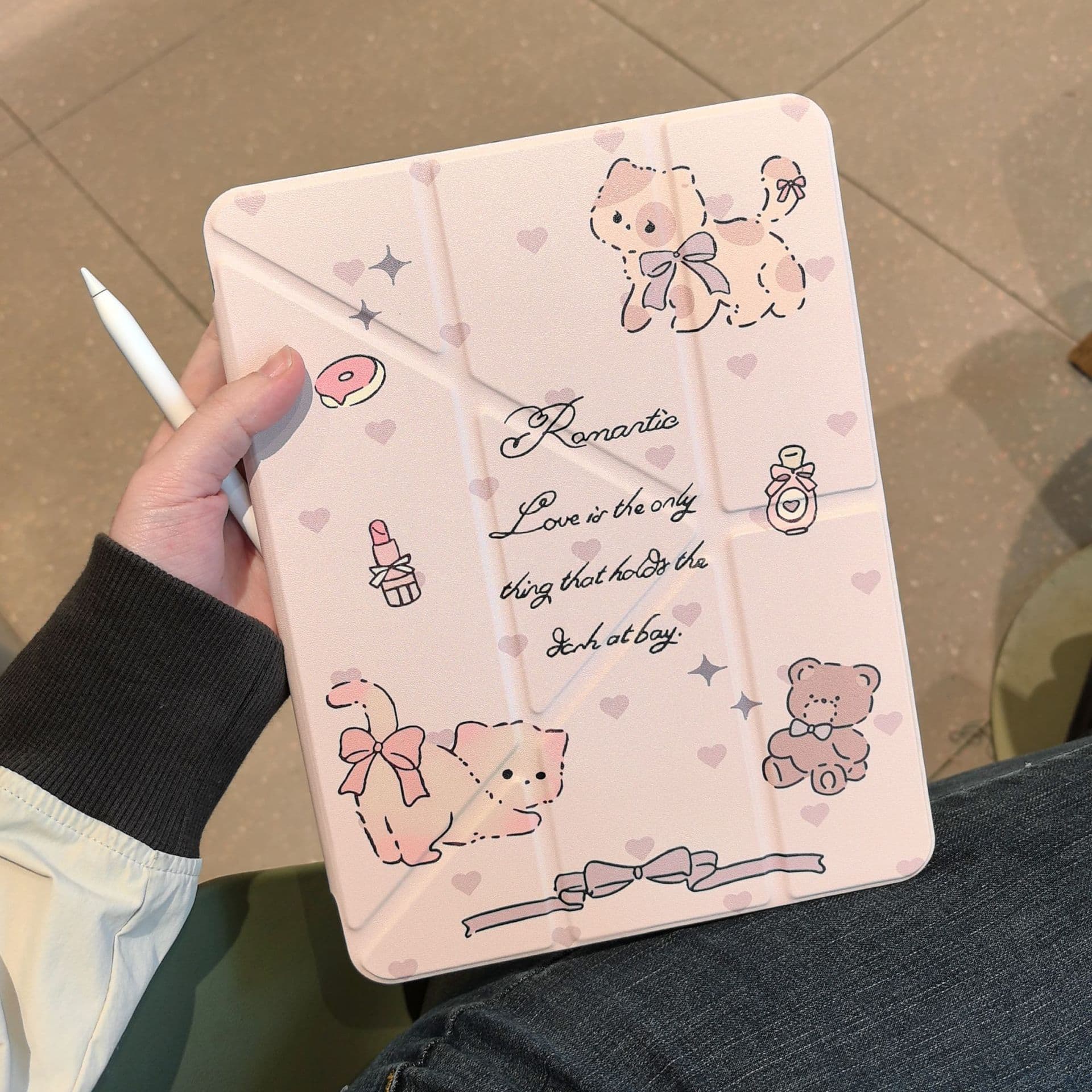 For iPad Protective Case 2025 Pro 11-inch Tablet iPad A16 Protective Case Mini 7 Pen Slot Model Air 11