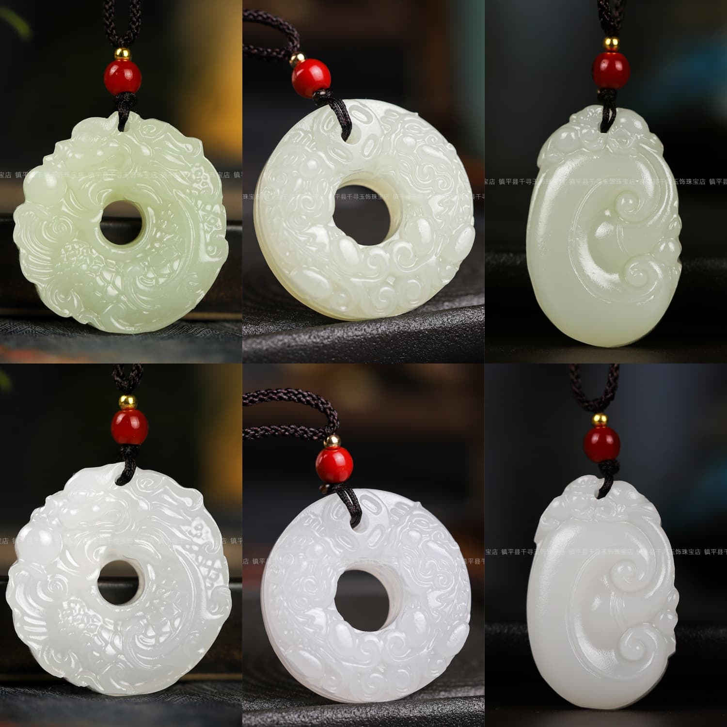 Afghan white jade Pixiu pendant, Hanfu safety buckle pendant, leather jade pendant, Ruyi jade item, live stream benefits