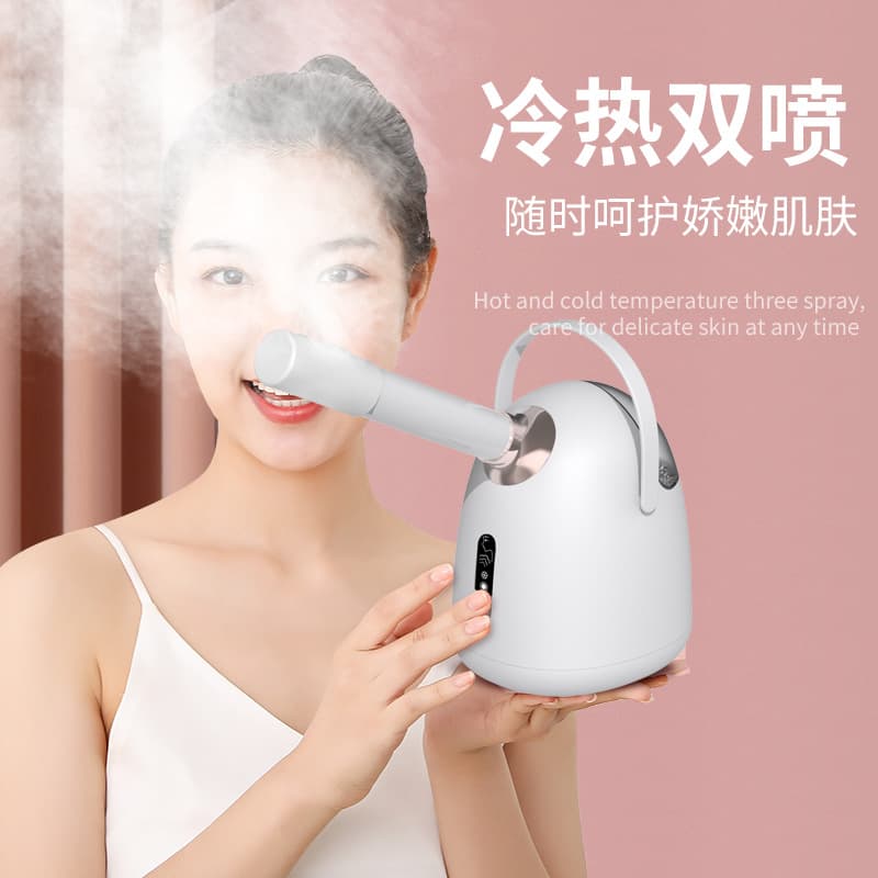 Factory Facial Steamer Cold and Hot Spray Eye Steamer Home Face Moisturizing Fruit and Vegetable Essential Oil Spray Beauty Device Wholesale