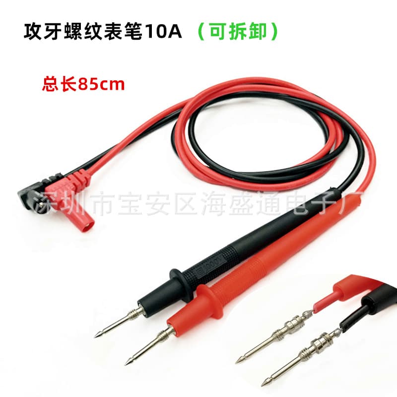 Screw Pen 10A Multimeter Thread Universal Pen Tapping Pointer Multimeter Pen Removable Meter Tip