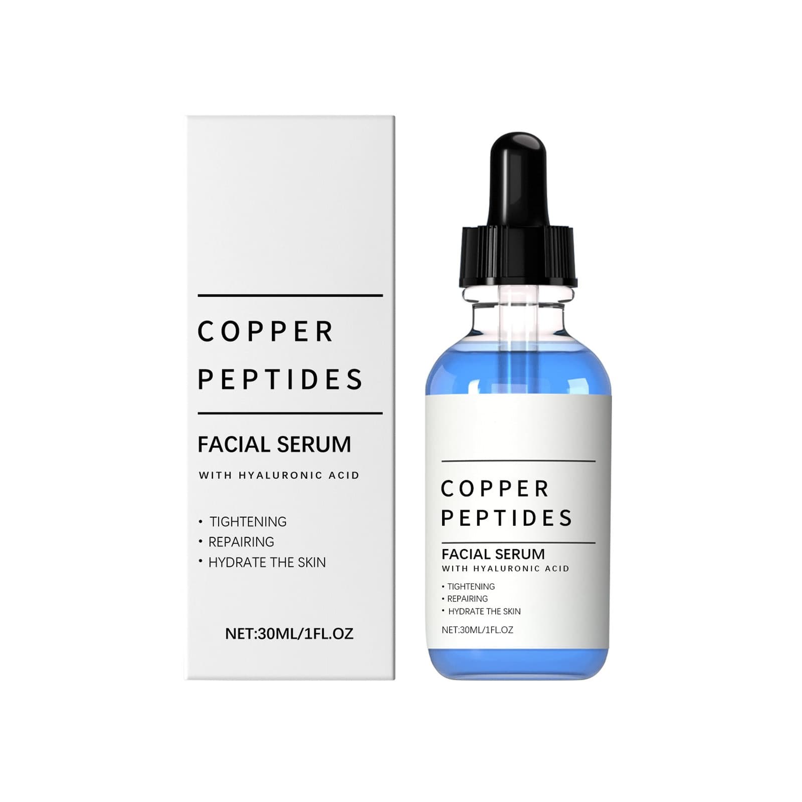 Cross-border Bestseller Copper Peptides Serum for Face - Blue Copper Peptide Moisturizing Facial Serum