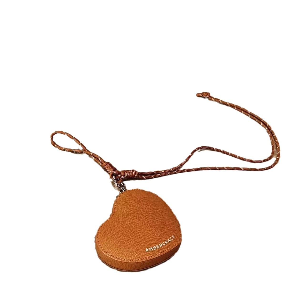 High-Aesthetic Starry Heart-Shaped Earphone Keychain Lipstick Pendant Bag Crossbody Light Luxury Dopamine Bag