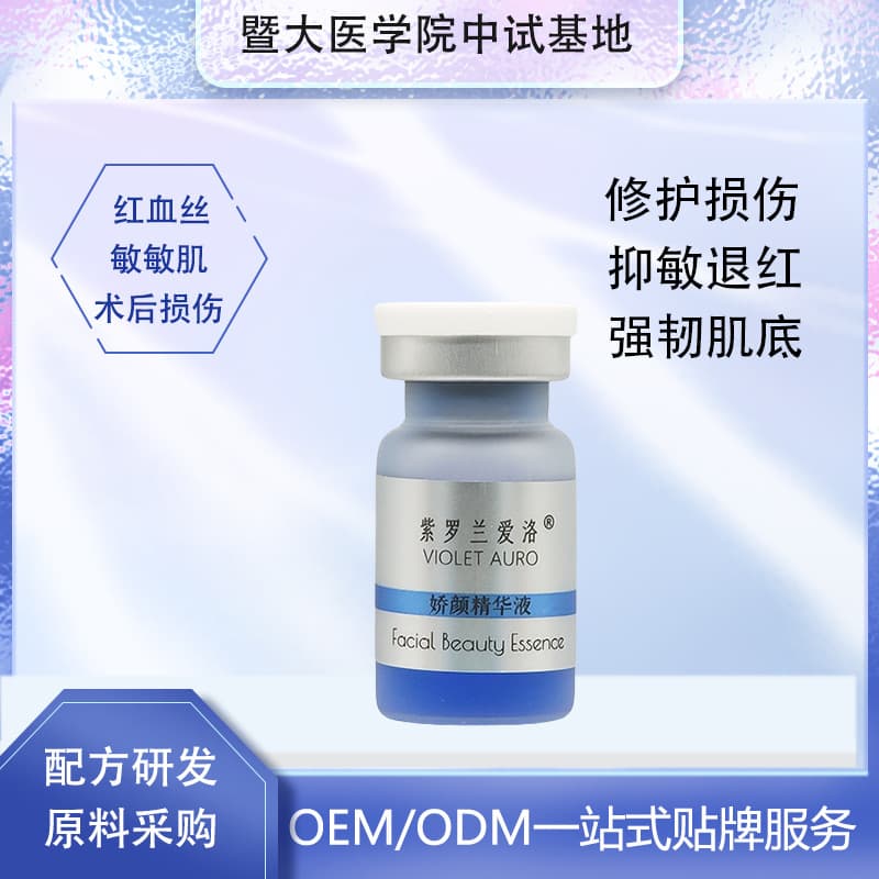 Blue Copper Peptide Serum: Repairing, Hydrating, Moisturizing, and Firming - New Product for Beauty Salons.