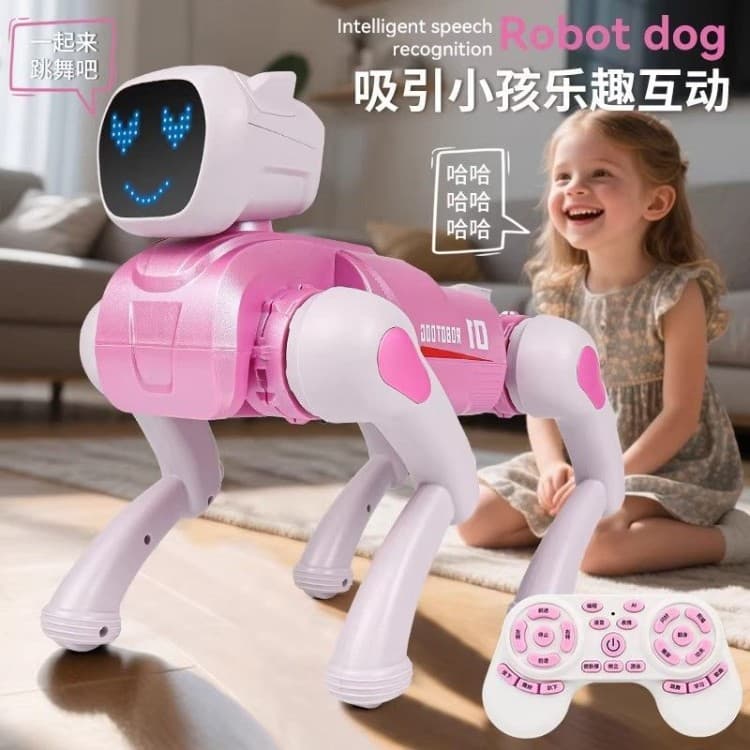 Doubao AI intelligent robot conversation chat artificial desktop children companion mini robot dog electronic pet