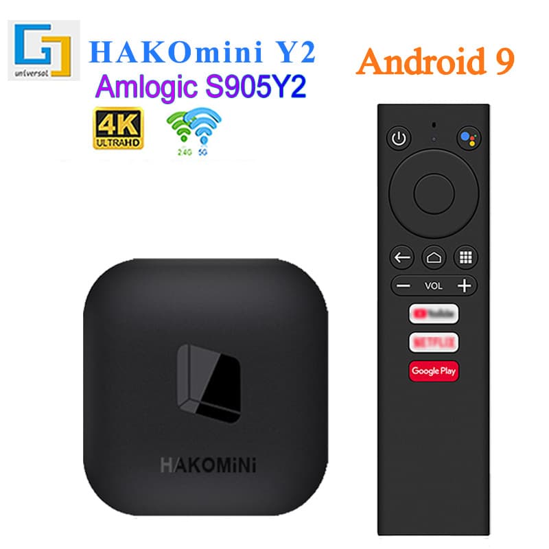 Cross-Border Hakomini Y2 Set-Top Box Google Certified S905Y2 Android 9 Hd 4K Tv Box Tv Box