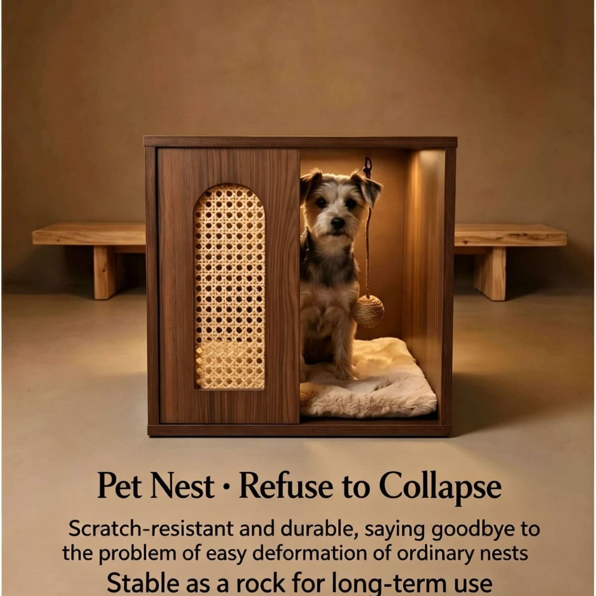 Wooden Dog House Pet Bed - New Style Wooden Pet House Dog House