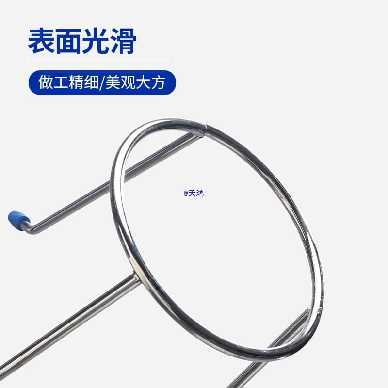 Beaker Stand Iron Tripod Support Flask Stand Laboratory Alcohol Lamp Stand Round Electroplated