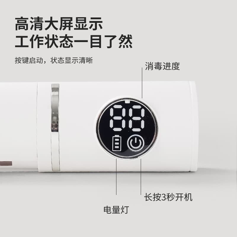 New Toothbrush Sterilizer UV Germicidal Drying Box Bathroom Holder Non-drilling