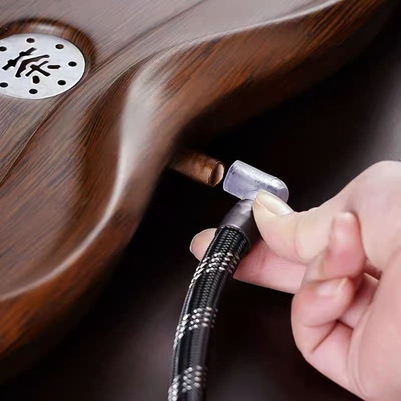 Tea tray braided drain pipe, stain-resistant and corrosion-resistant, tea table, tea set accessories, water-absorbing ball, drain pipe, tea ceremony