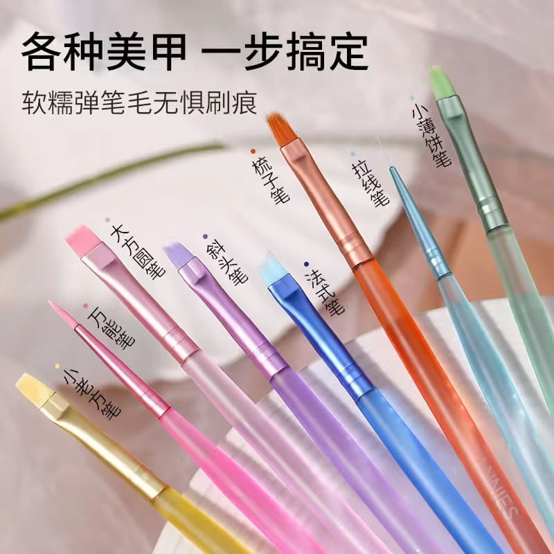Dopamine series nail art brushes phototherapy thread pen ultra-fine universal flower painting sweep pen