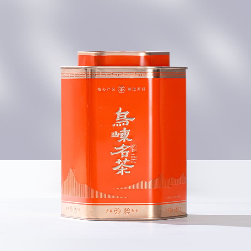 New Creative Hexagonal Tea Cans, Universal Tinplate Jars, Exquisite Empty Cans for Red/Green/Flower Tea, Manufacturer Custom
