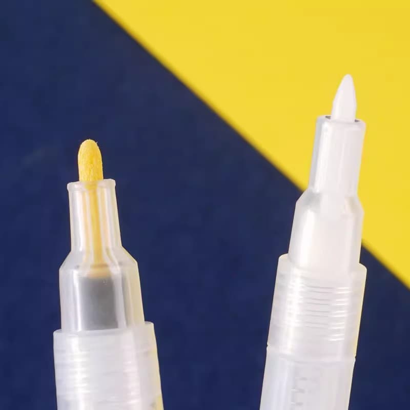 Refillable Empty Shell Marker Pen, Broad Tip, Bold, Art Graffiti Empty Pen Shell, Base Coat Pen, Furniture Gold Tracing Pen, Empty Pen Tube