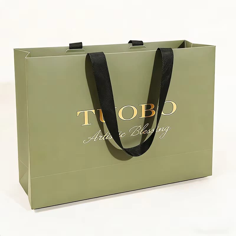 Your own logo packaging paper bag Cardboard luxury gift packaging shopping bag shopping bag
