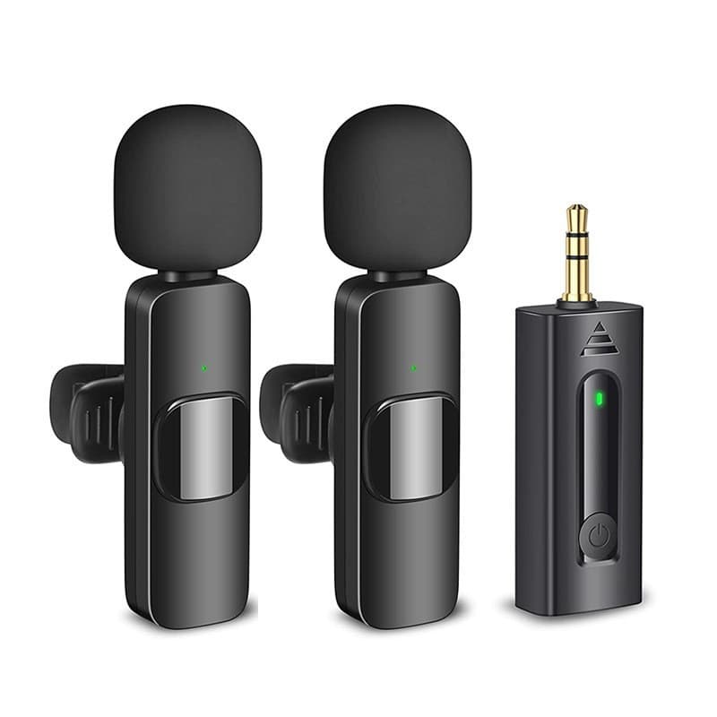 Wireless Clip-on Microphone for Teaching, Tour Guiding, Teacher Amplifier, Lapel Mic, Sound Card Recording