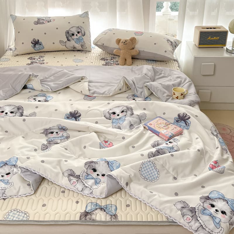 Washed Cotton Summer Quilt Air Conditioning Blanket Summer Cool Blanket Wholesale Summer Double Bed Quilt Quilt Core Children's Summer Quilt Single Washable