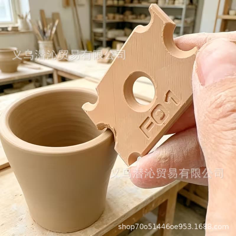 Clay auxiliary tools, bottom shaping caliper/circle foot/bottom foot shaping ruler, ceramic bottom shaping tool