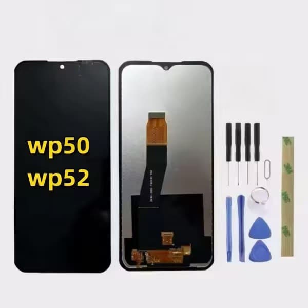 LCD Screen Assembly for Oukitel WP50, Oukitel WP52, WP35S - Inner and Outer Integrated Display Screen