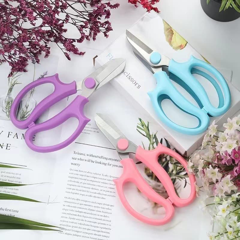 Garden pruning shears household stainless steel scissors multi-functional garden pruning tools flower shop flower potted flower shears