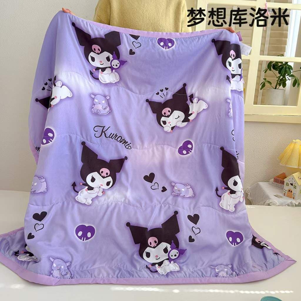 Cross-border Sanrio cartoon summer cool quilt children's air conditioning quilt gift quilt summer nap thin quilt core small quilt wholesale