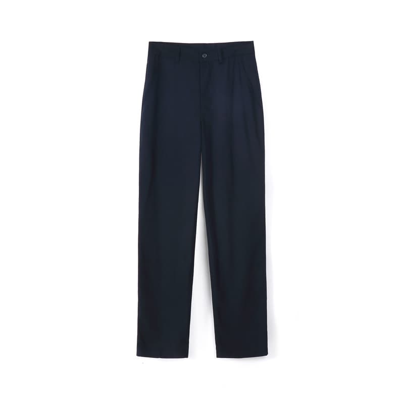 Class Uniform DJ Men's Suit Pants High Waist for Primary, Middle, High School, and College Students Uniform Workwear Loose Fit Suit Fabric Long Pants