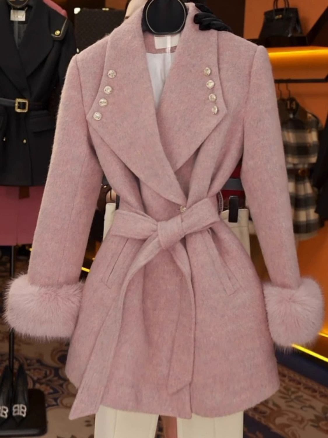 Quilted Cotton Coat Thickened Women's Fashion Winter New Trend 2025 Little Chanel Style Woolen Cotton Jacket Premium