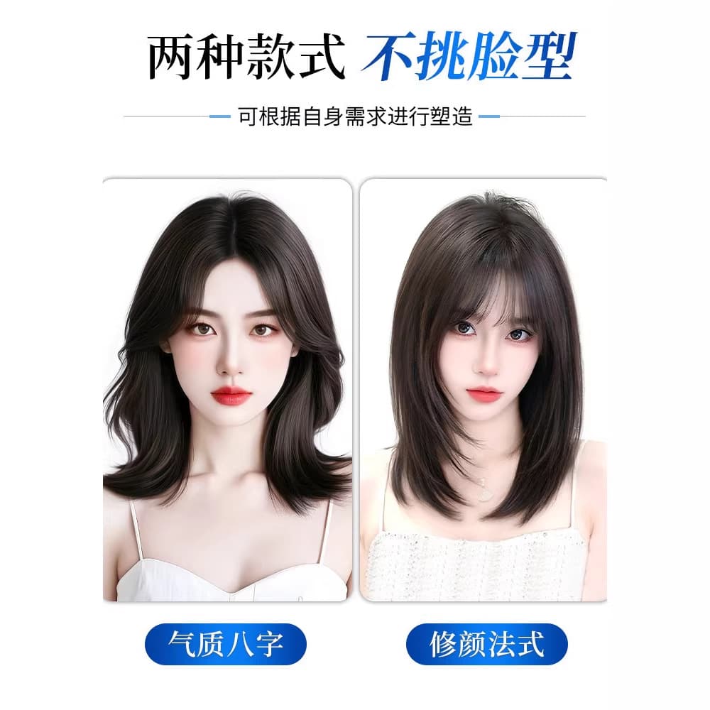 Women's Real Hair Crown Topper Hairpiece, Hand-Tied Lace Wiglet for Thinning Hair, Gray Coverage