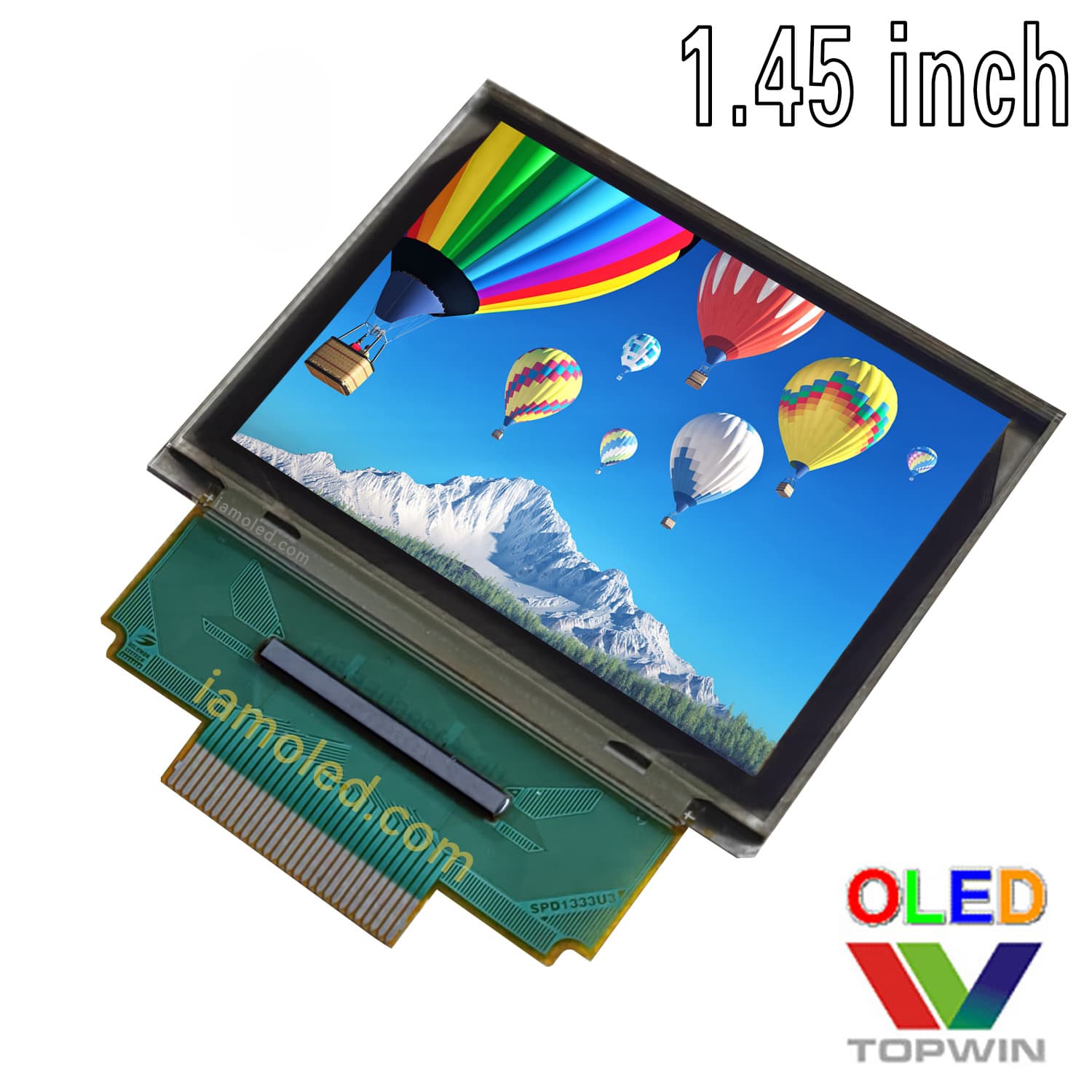 New 1.45-inch OLED Color Display 160x128 LCD Screen, Topway 1.46-inch 6028GDEEF01