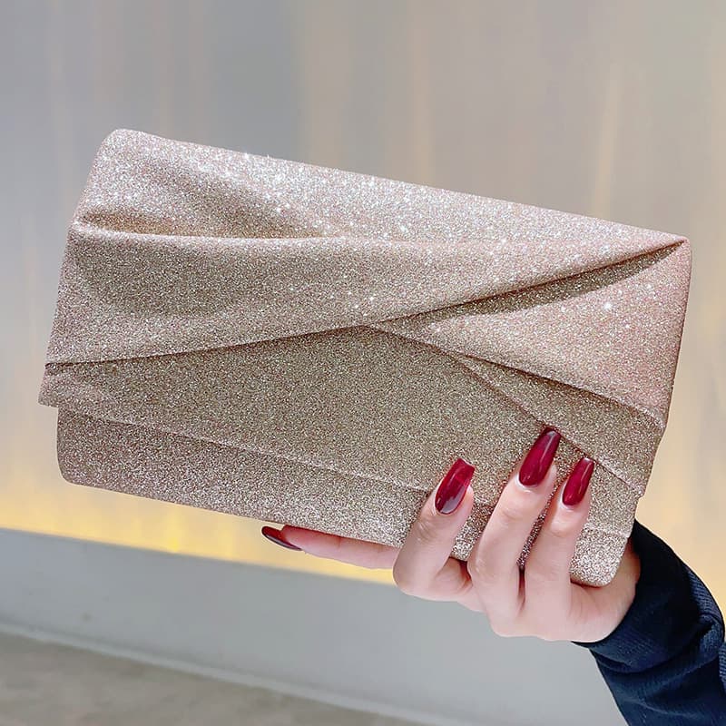New Style Evening Handbag Banquet Handbag Women's Bag Elegant Nightclub KTV Clutch Bag Shoulder Crossbody Fashion Small Square Bag