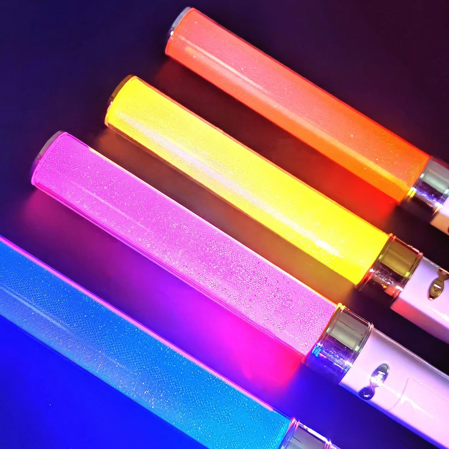 Factory stock wholesale customizable DIY concert fluorescent sticks, hot-selling Korean Japanese 18-color 24-color glow sticks