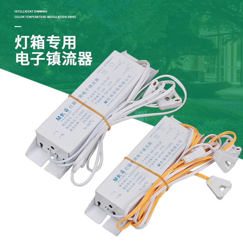 Manufacturer Supply Light Box Special Electronic Ballast One-to-One One-to-Two Electronic Ballast End Line Interface