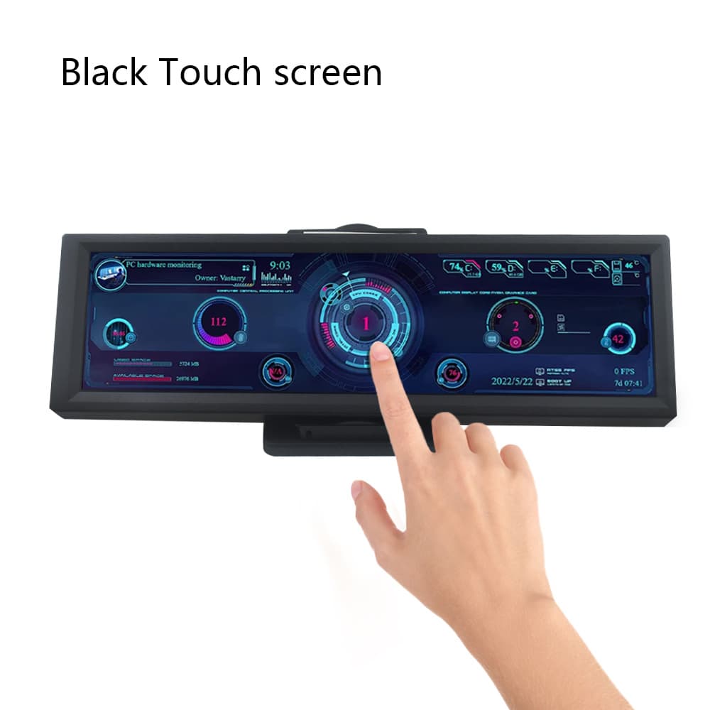 8.8-inch Bar-Type TFT Monitor HDMI AIDA64 Secondary Display USB PC Case DIY