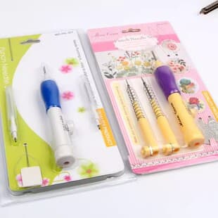 New Embroidery Needle Russian Embroidery Needle Punch Needle Kit Cross Stitch Tool Set Wholesale DMC Embroidery Thread