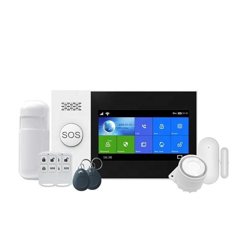Tuya 4G Alarm Smart Home Anti-Theft Shop Door and Window WiFi Remote Wireless Infrared Anti-Theft Alarm
