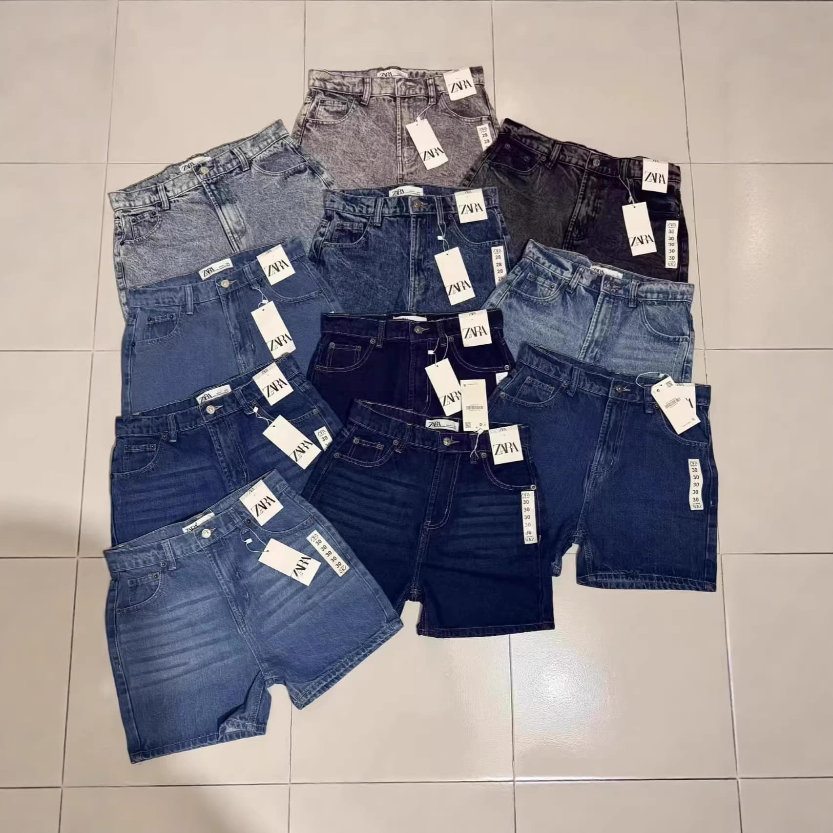 Available jeans and shorts new women's denim shorts ready-made women's shorts