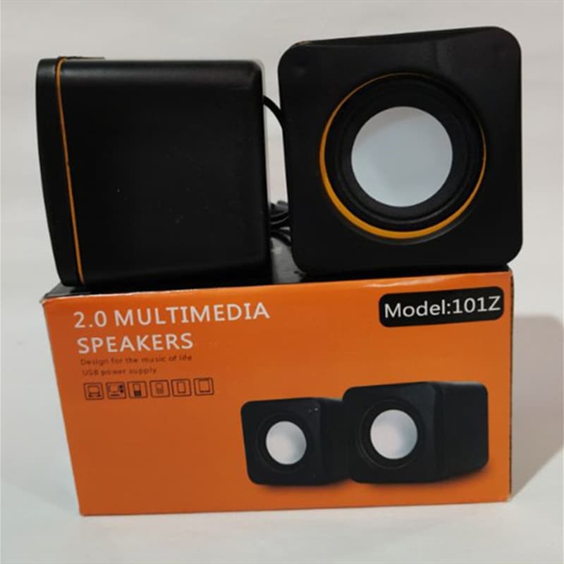 101Z USB Mini PC Speaker for Outdoor Portable Gift and Mobile Cube Speaker Wholesale