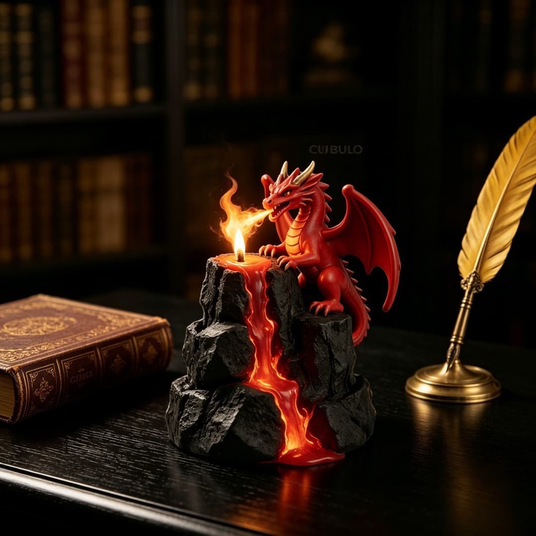 Volcano Dragon Silicone Mold Cross-border Popular Aromatherapy Candle DIY Silicone Mold