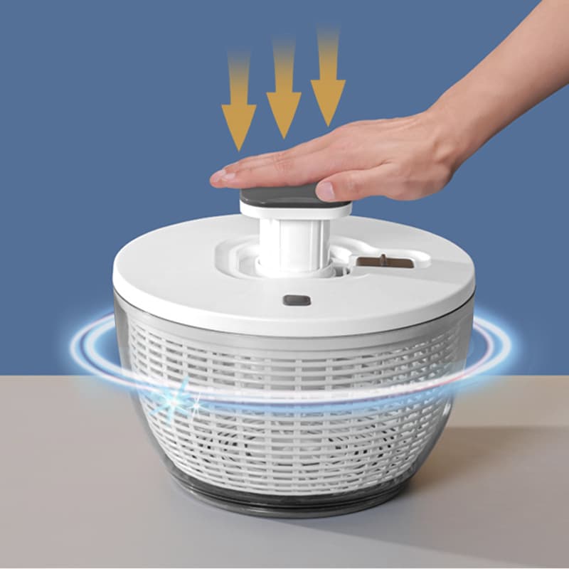 Press Vegetable Dehydrator Fruit Spin Dryer Home Large Capacity Dehydrator Kitchen Gadget Salad Dripping Basket