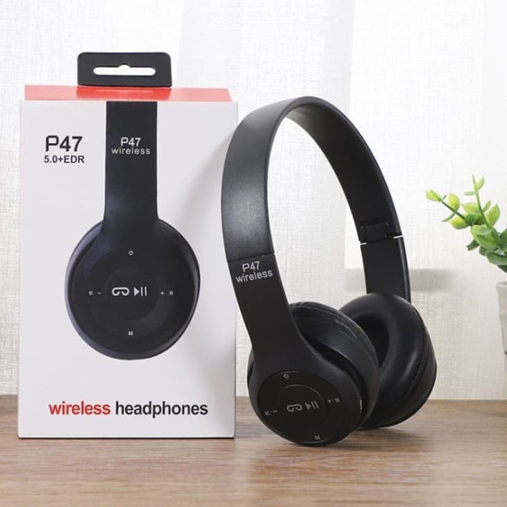 P47 Over-Ear Bluetooth Headphones Foldable Bass Wireless Sports Gaming Headset Factory Wholesale
