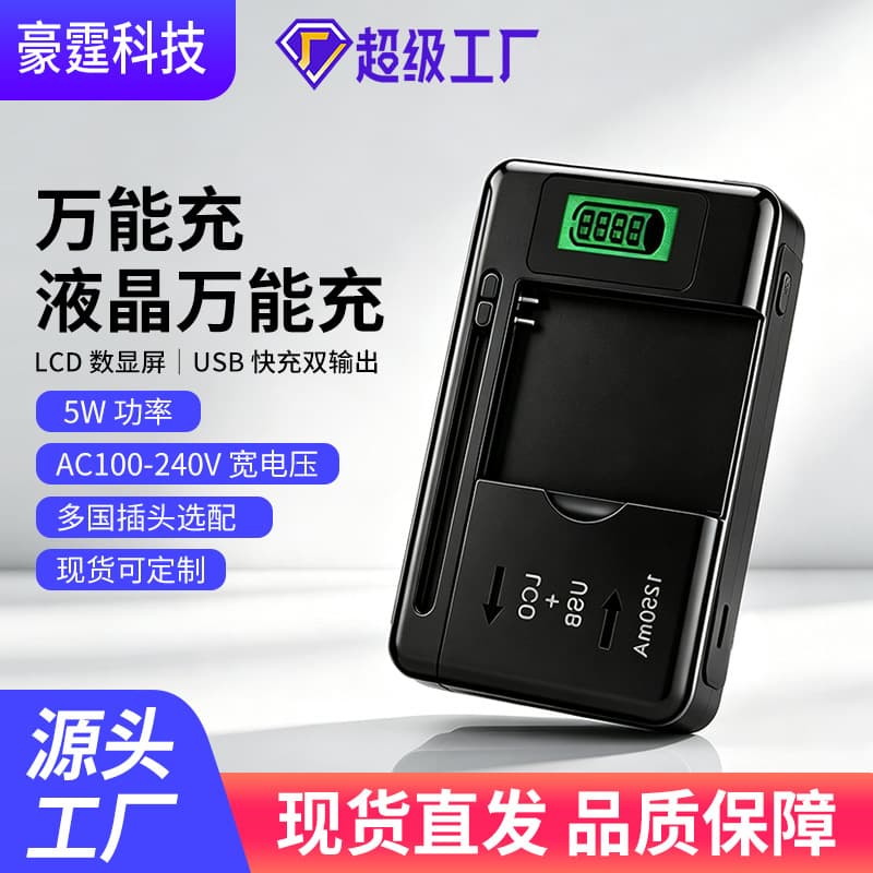 Factory Wholesale Quick Charge Battery Seat Charger LCD Display Fast Charger USB Interface Neutral Brand High Power Output
