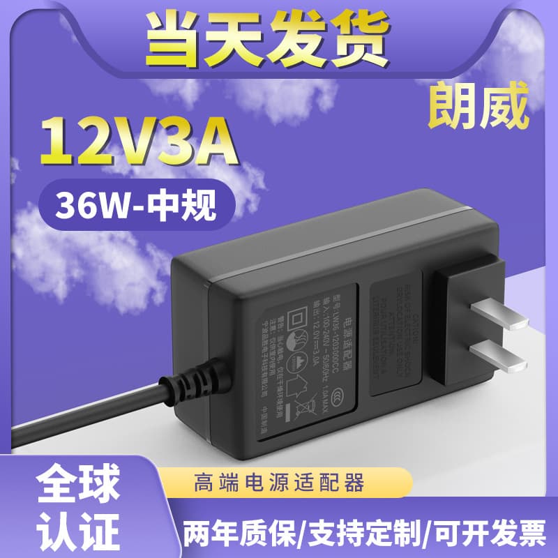 12V3A Adapter CCC UL CE China US UK Certified Beauty Instrument Massager 24V1.5A Power Adapter