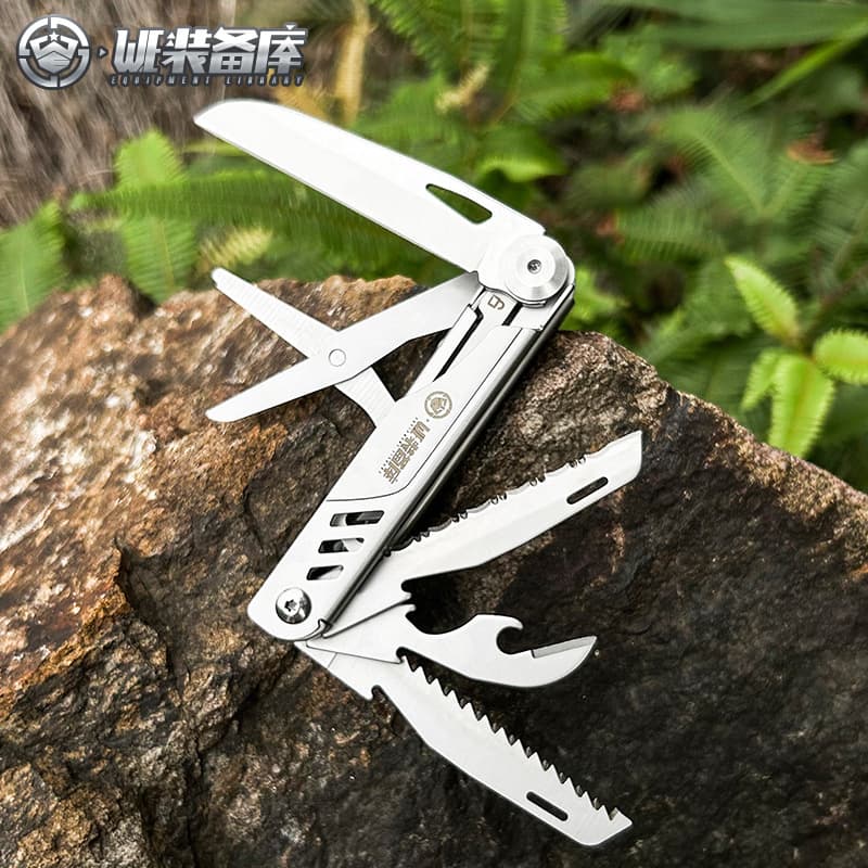 WE Pioneer Multi-Function Folding Knife Outdoor Camping Pocket Knife Emergency Combination Tool Swiss Army Knife