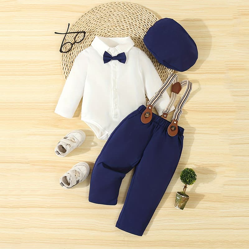 Cross-Border Children's Harem Suit BabyBaby Jumpsuit Pants Capisa Set Aged 3-10 Years Old Luxury Gown For Boys