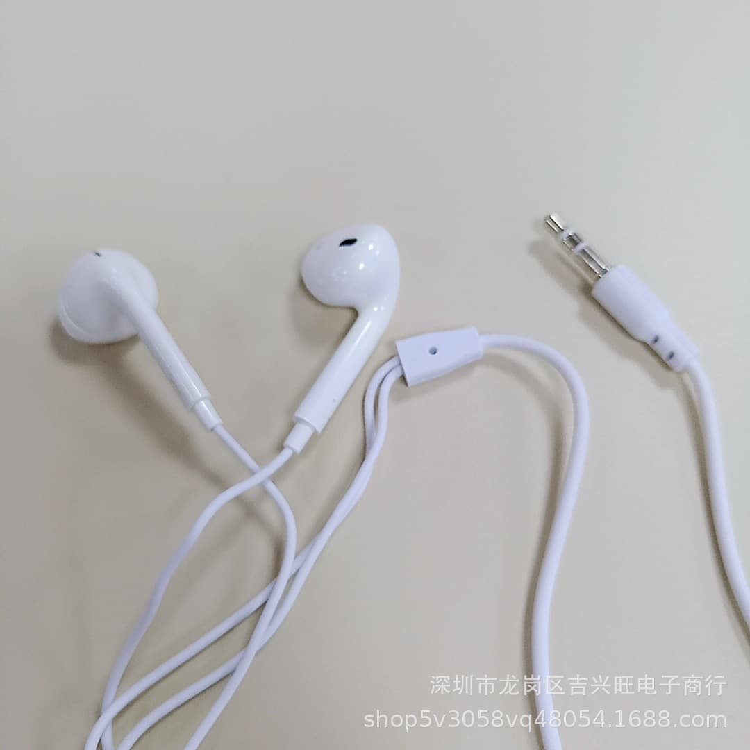 Monthly sales over 10,000 units. Factory stock Android phone music earphones without microphone, with gift, 3.5mm wired earbuds