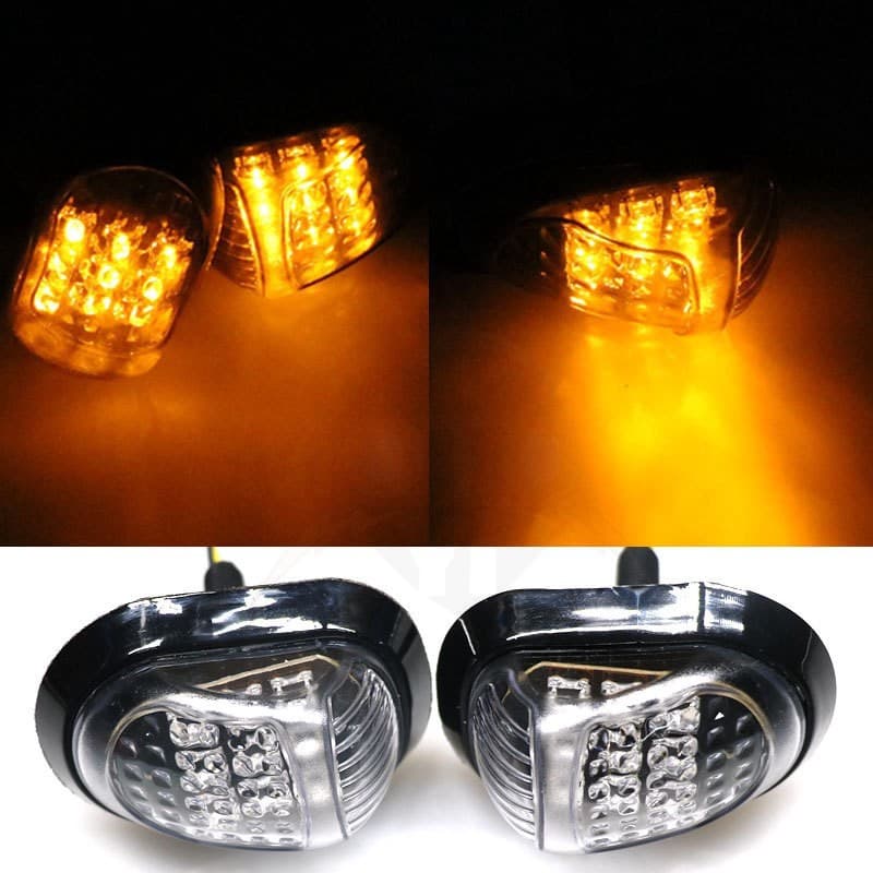 Motorcycle modified turn signal motor vehicle turn indicator turn signal LED left and right lights